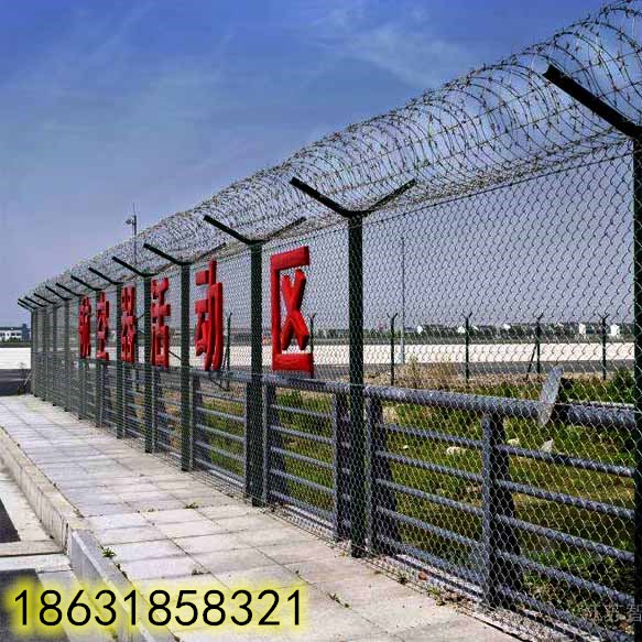 飛機場護欄網(wǎng)，機場圍界網(wǎng)，鋼筋網(wǎng)圍界